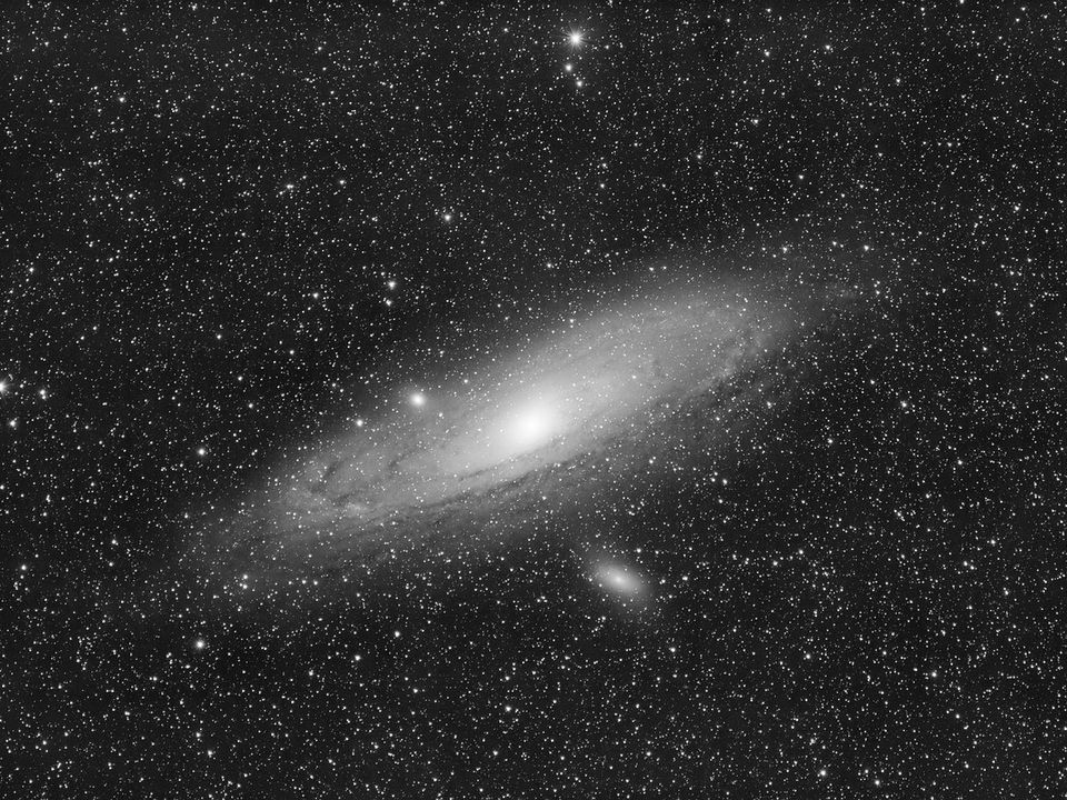 A spiral galaxy in a field of stars
